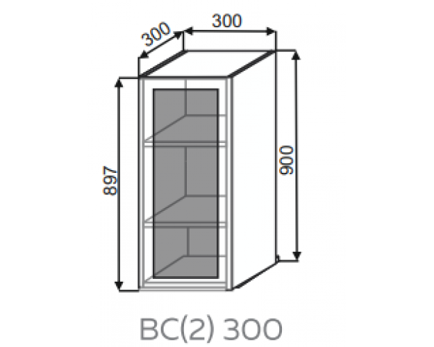 Шкаф Арина ВС2 300