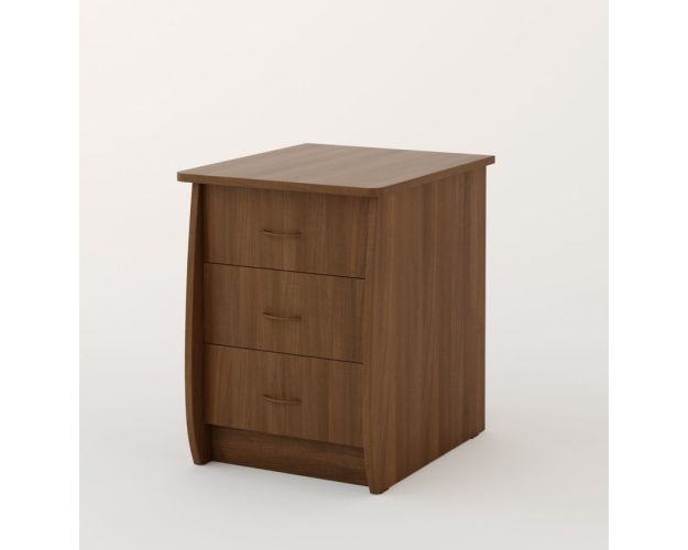 Тумба к Столу компьютерному Угловому (Орех темный)