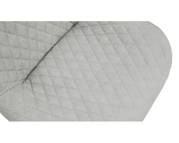 Стул «Оливер» К3 Белый/Микровелюр Duna Silver