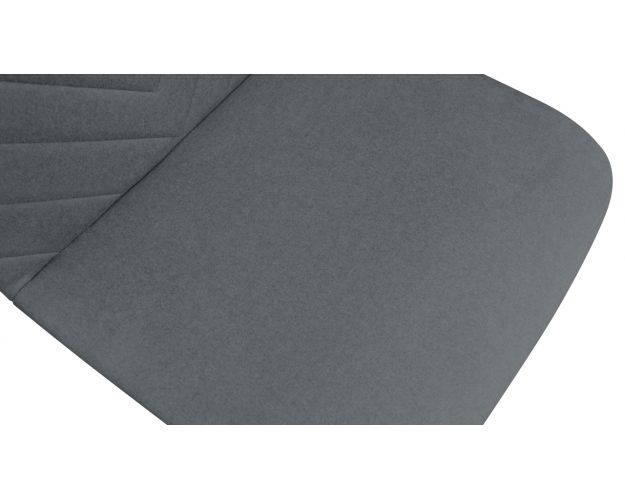 Стул «Шерри» К1С Белый/Микровелюр Jercy Graphite