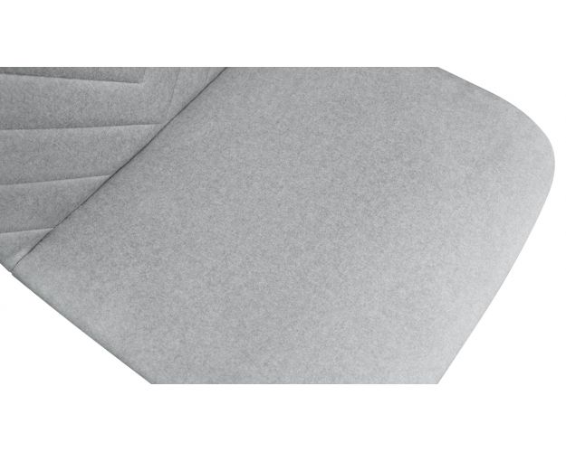 Стул «Шерри» К1С Белый/Микровелюр Jercy Silver