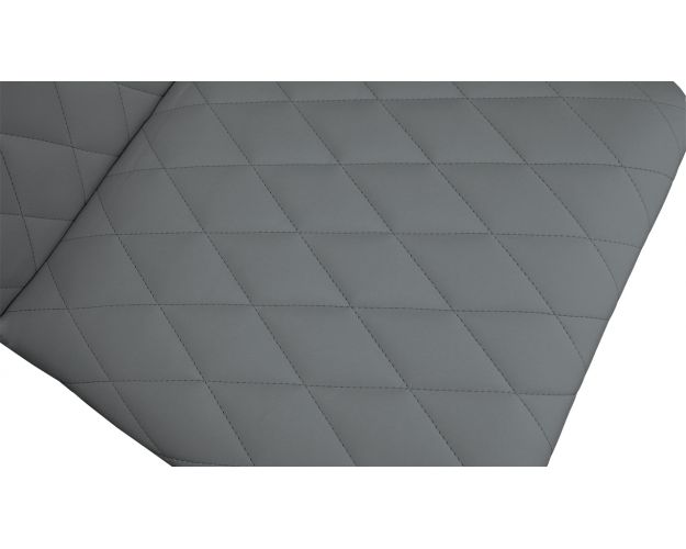 Стул «Стенли» К1С Черный муар/Кожзам Polo Graphite